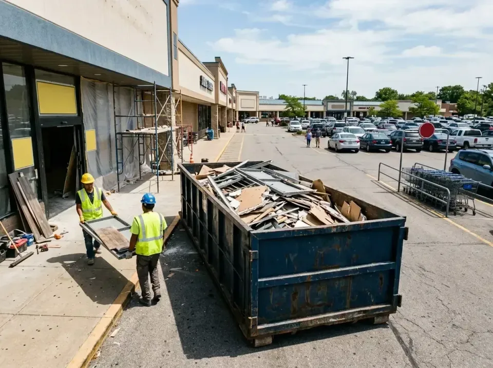 retail-store-renovation-debris-003 — frequently asked questions, Roll-off Dumpster Rentals in Round Lake Park, IL